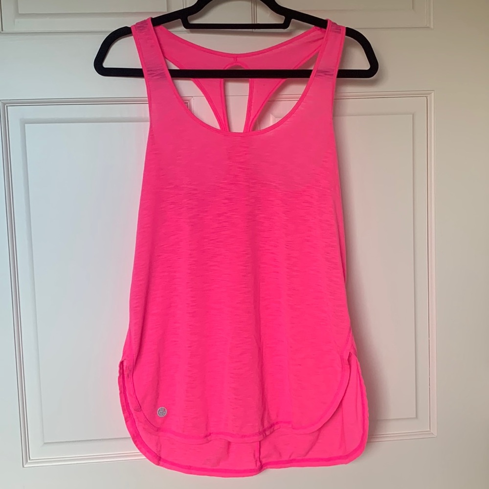 Lilly Pulitzer Luxletic Racerback Tank Top in Hot Pink